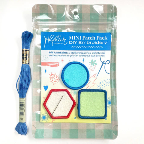 Keller Design Co. Mini DIY Patch Embroidery Kit