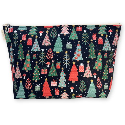 Dana Herbert XL Makeup Bag CHRISTMAS
