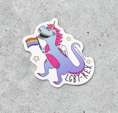 Citizen Ruth Sticker LGBT Rex Dinosaur