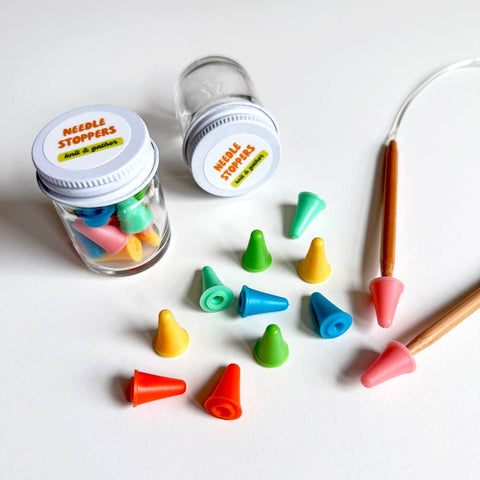 Knit & Gather Jar of Needle Stoppers