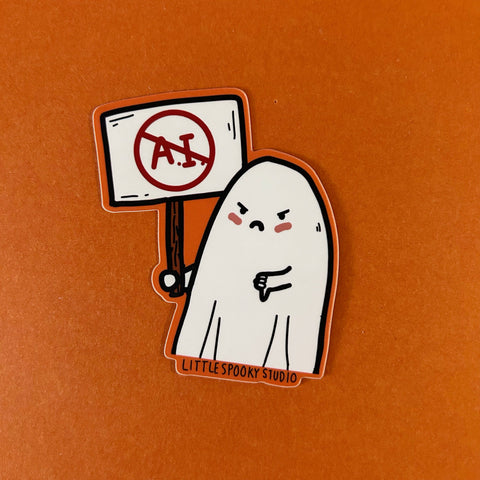 Little Spooky Studio Boo AI Sticker