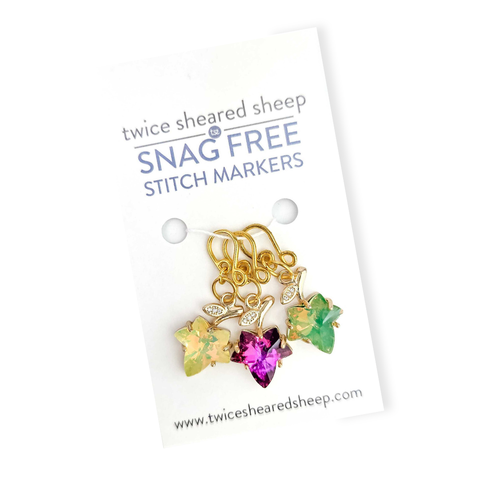 TSS Stitch Marker Fall Leaves Melody