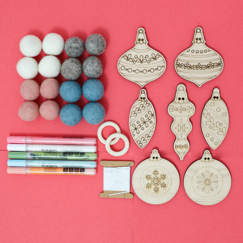 The Woodsy Craft Co. Craft Kit Vintage Ornament