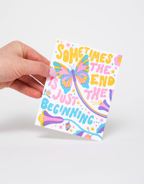 Egg Press Card End is the Beginning