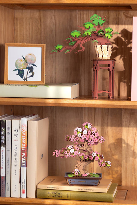 Hands Craft Wooden Puzzle: Sakura Bonsai