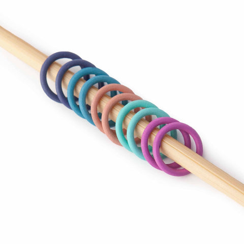 TSS Rainbow Simple Ring Stitch Markers