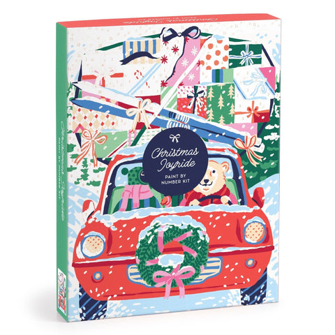 Christmas Joyride 9 x 12" Paint by Number Kit