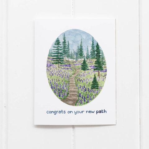 Yardia Card New Path Congratulations
