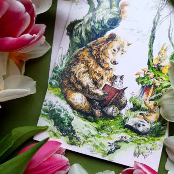 RLB Card Forest Bear