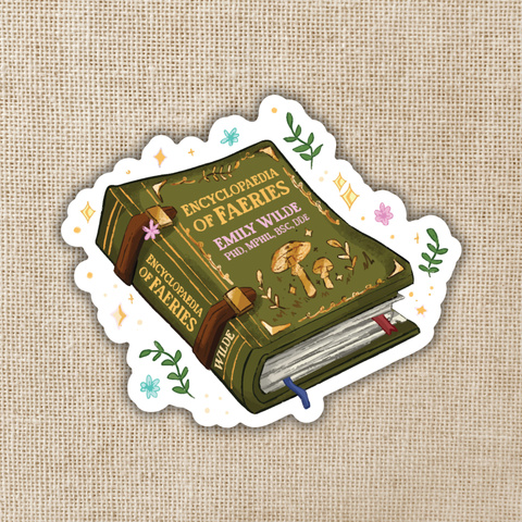 Kingdom of Threads Sticker Encyclopaedia of Faeries