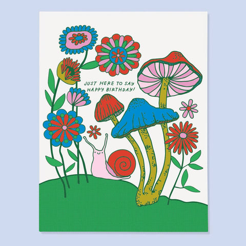 The Good Twin Bday Card Snail