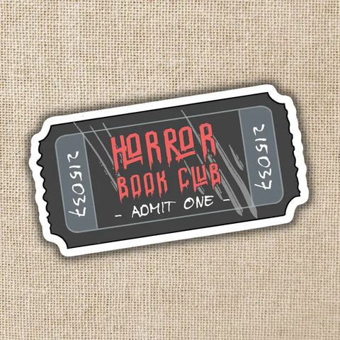 Kingdom of Threads Horror Ticket Sticker