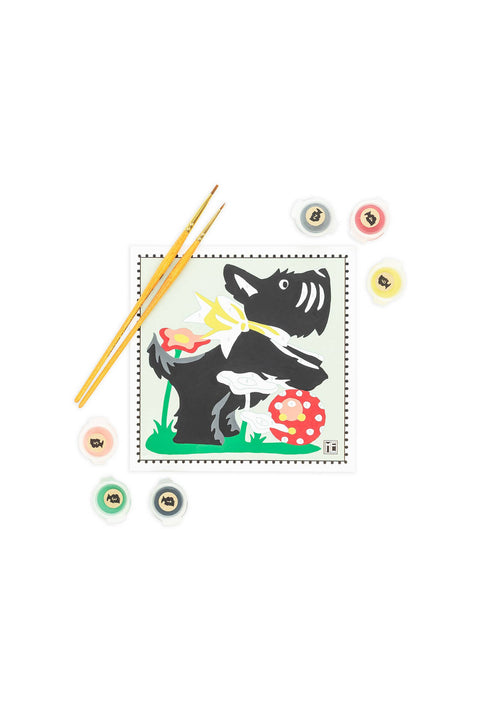 Elle Cree Scottie Scuttle Mary Engelbreit MINI Paint-by-Number Kit