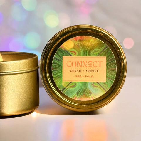 Fire + Folk 4oz Meditation Candle Connect