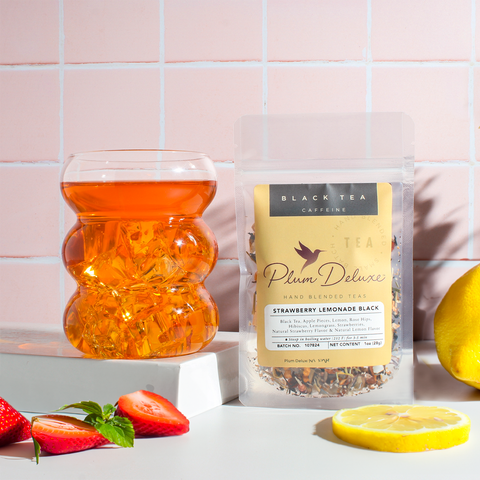 Plum Deluxe Strawberry Lemonade Black Tea 1oz
