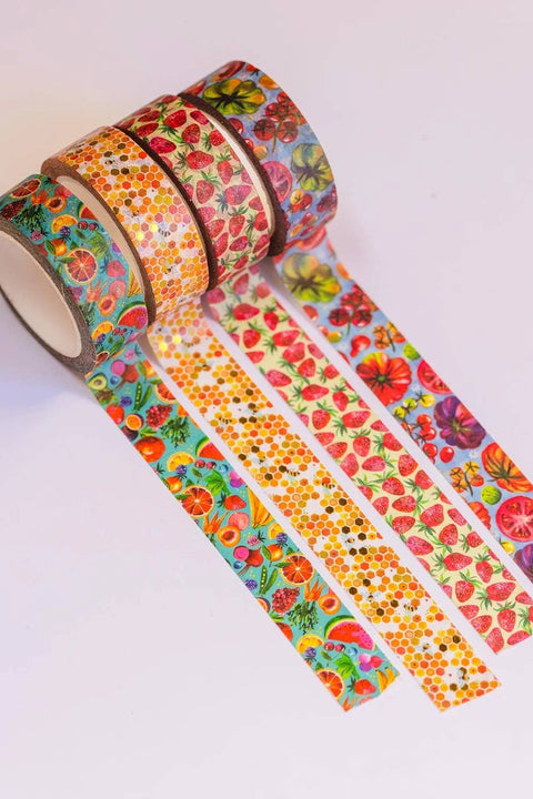 Katie Daisy Washi Tape Roll Set Farmer's Market