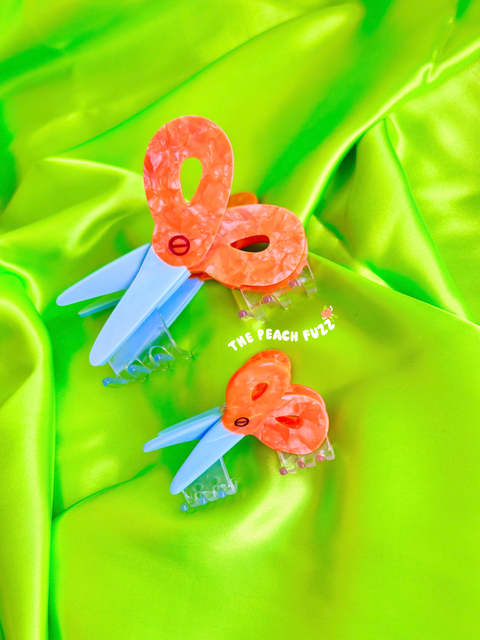 The Peach Fuzz Hair Claw Scissors
