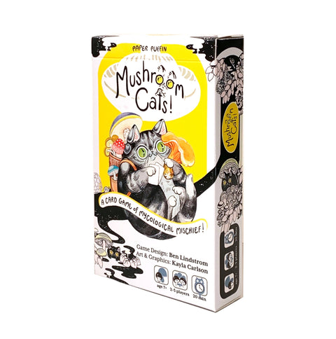 Paper Puffin Mushroom Cats! A Card Game of Mycological Mischief
