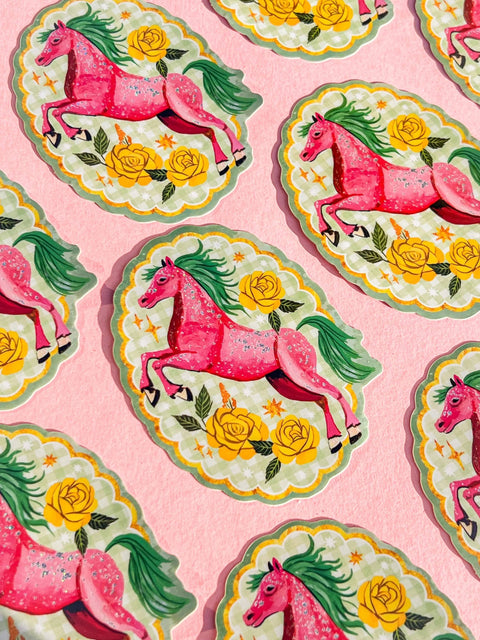 Katie Daisy Sticker Sparkle Pony
