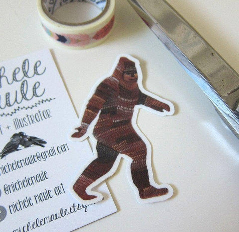 michele maule Sticker Sasquatch