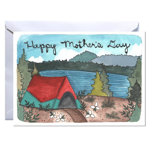 michele maule Greeting Card Adventure Mom