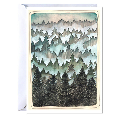 michele maule Greeting Card Northwest Forest
