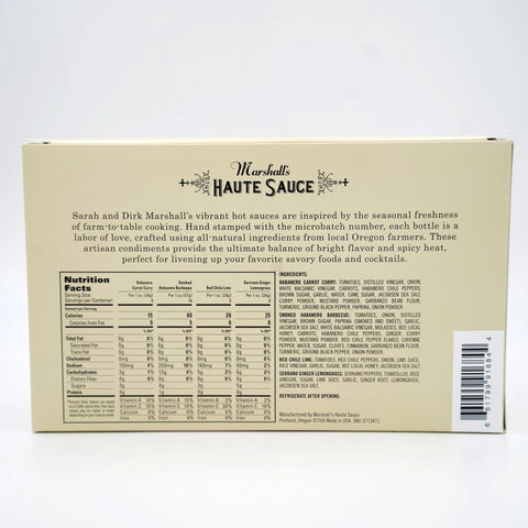 Marshall's Haute Sauce Sampler