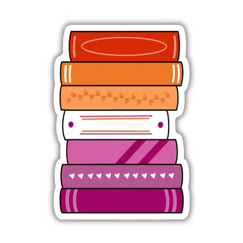 Kingdom of Threads Lesbian Flag Sticker