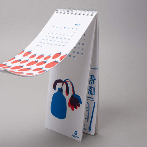 Egg Press 2027 Tear-Off Postcard Illustrated Calendar