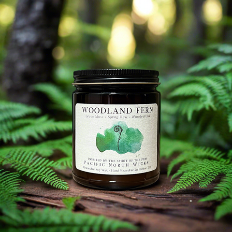Pacific North Wicks Woodland Fern Candle