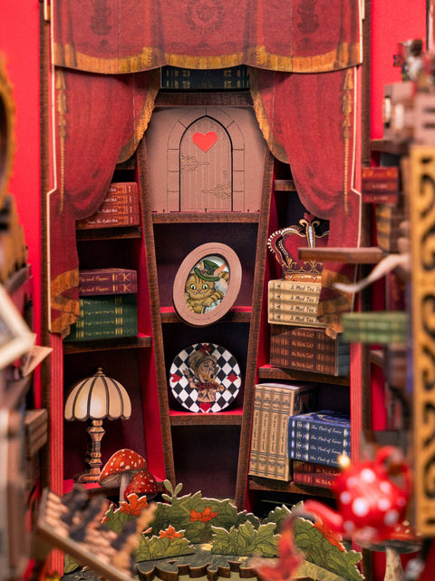 Hands Craft DIY Miniature Book Nook Kit: Fall into Wonder