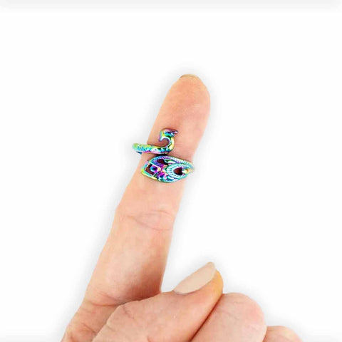 Twice Sheared Sheep Rainbow Peacock Tensioning Ring