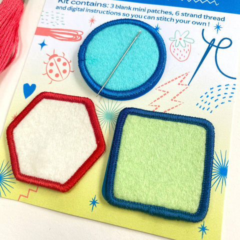 Keller Design Co. Mini DIY Patch Embroidery Kit