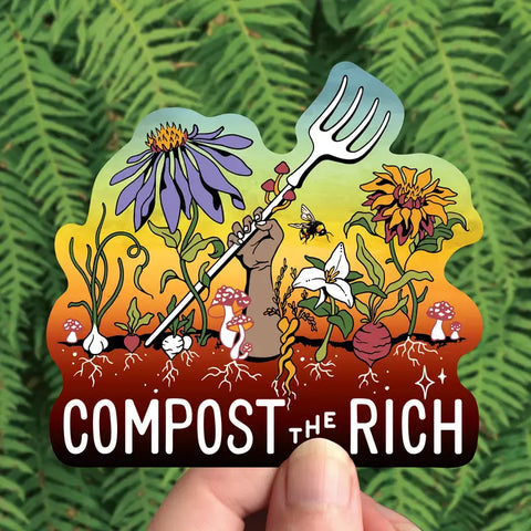 Crafted from Scratch Compost Sticker
