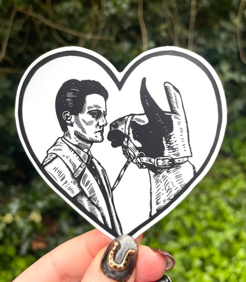 Augury Press Sticker Coop and Llama