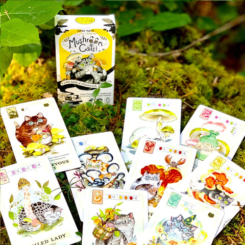 Paper Puffin Mushroom Cats! A Card Game of Mycological Mischief