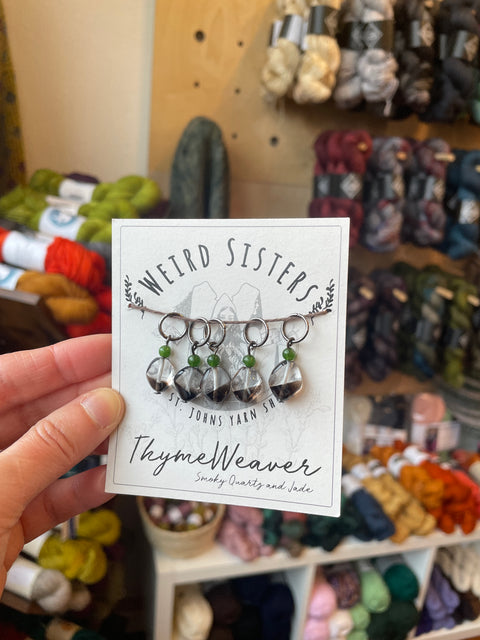 Thyme Weaver Semi-Precious Stitch Markers