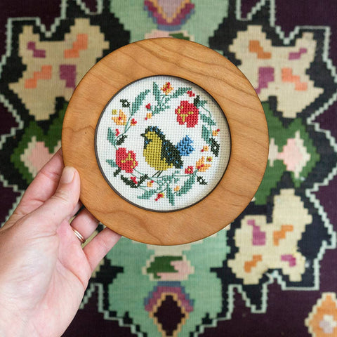 Junebug and Darlin Cross Stitch Kit Summer Bird