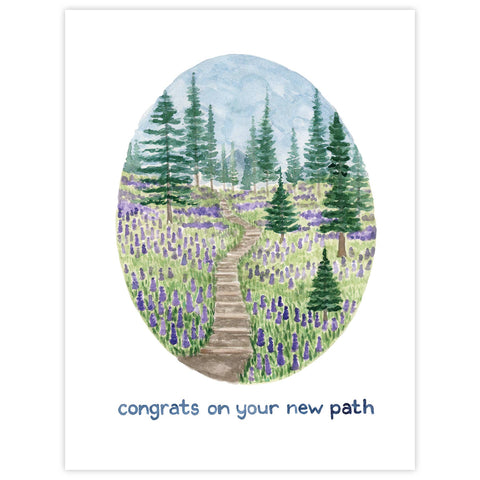 Yardia Card New Path Congratulations