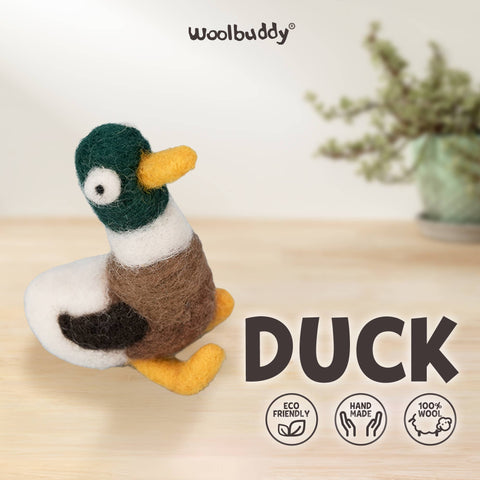 Woolbuddy - Beginner Duck Needle Felting Kit – DIY Craft Gift
