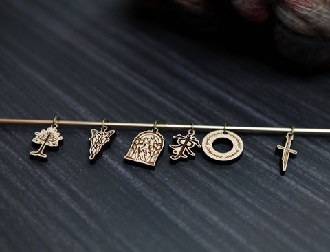 Sunrise Grove Stitch Markers LOTR Tolkien