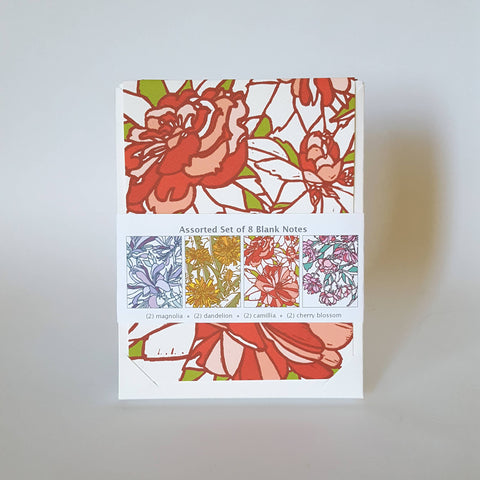 Little Green Card Set Assorted Flower