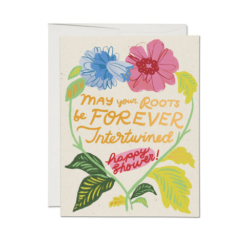 Red Cap Card Forever Intertwined