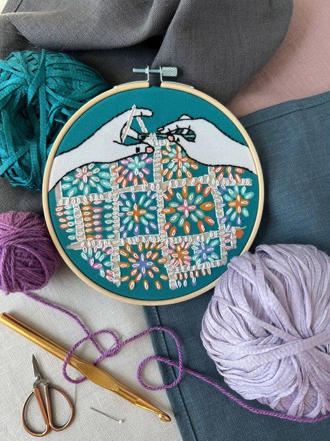Rikrack Embroidery Kit Crochet