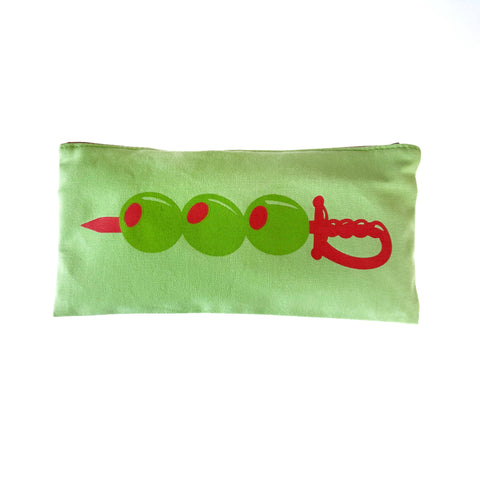 Pier Six Press Travel Pouch Pickle/Olive