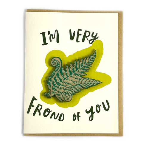 Snowmade Cards w/Magnet I'm Very Frond of You