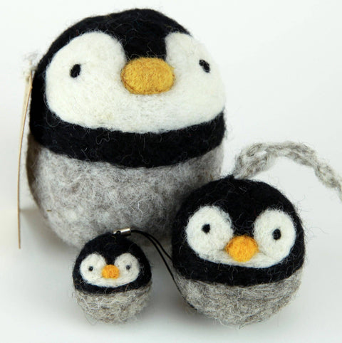 Woolbuddy Needle Felting Penguin Kit