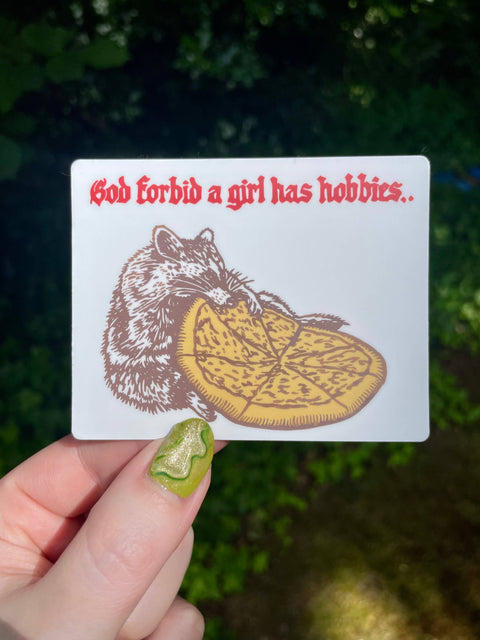 Augury Press Vinyl Sticker Racoon
