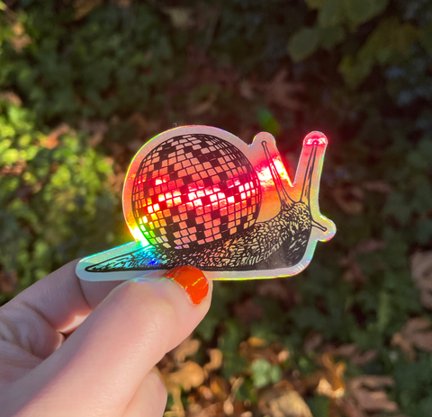 Augury Press Sticker Disco Snail