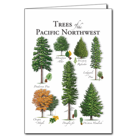 ES+W Card Trees of the Pacific Northwest
